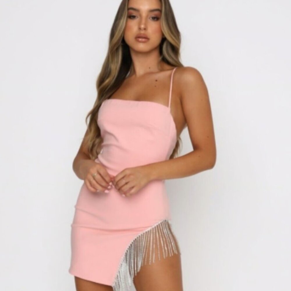 White Fox Boutique Come Back Mini Dress - Rose (pink) - Size S